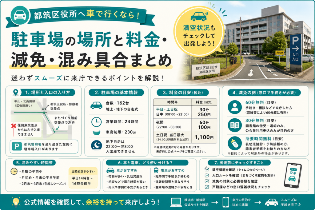 駐車場の場所と料金