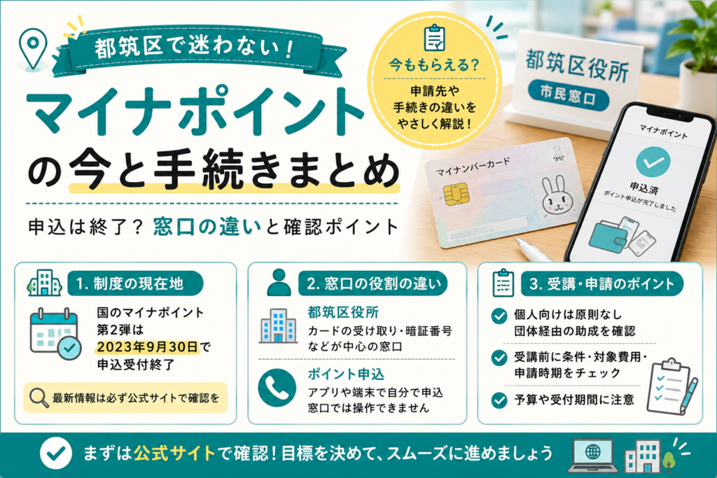 マイナポイントの今と手続き