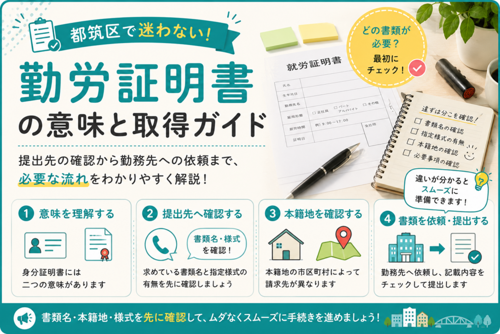 勤労証明書